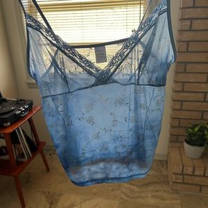 Blue lingerie